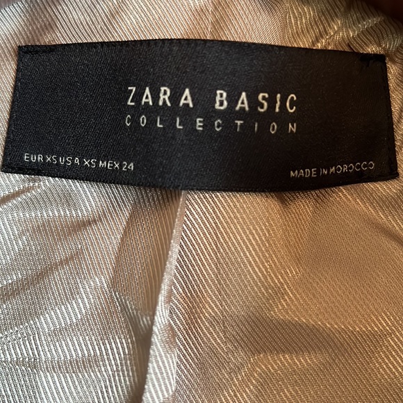 ZARA Faux Suede Military Jacket - Picture 8 of 13
